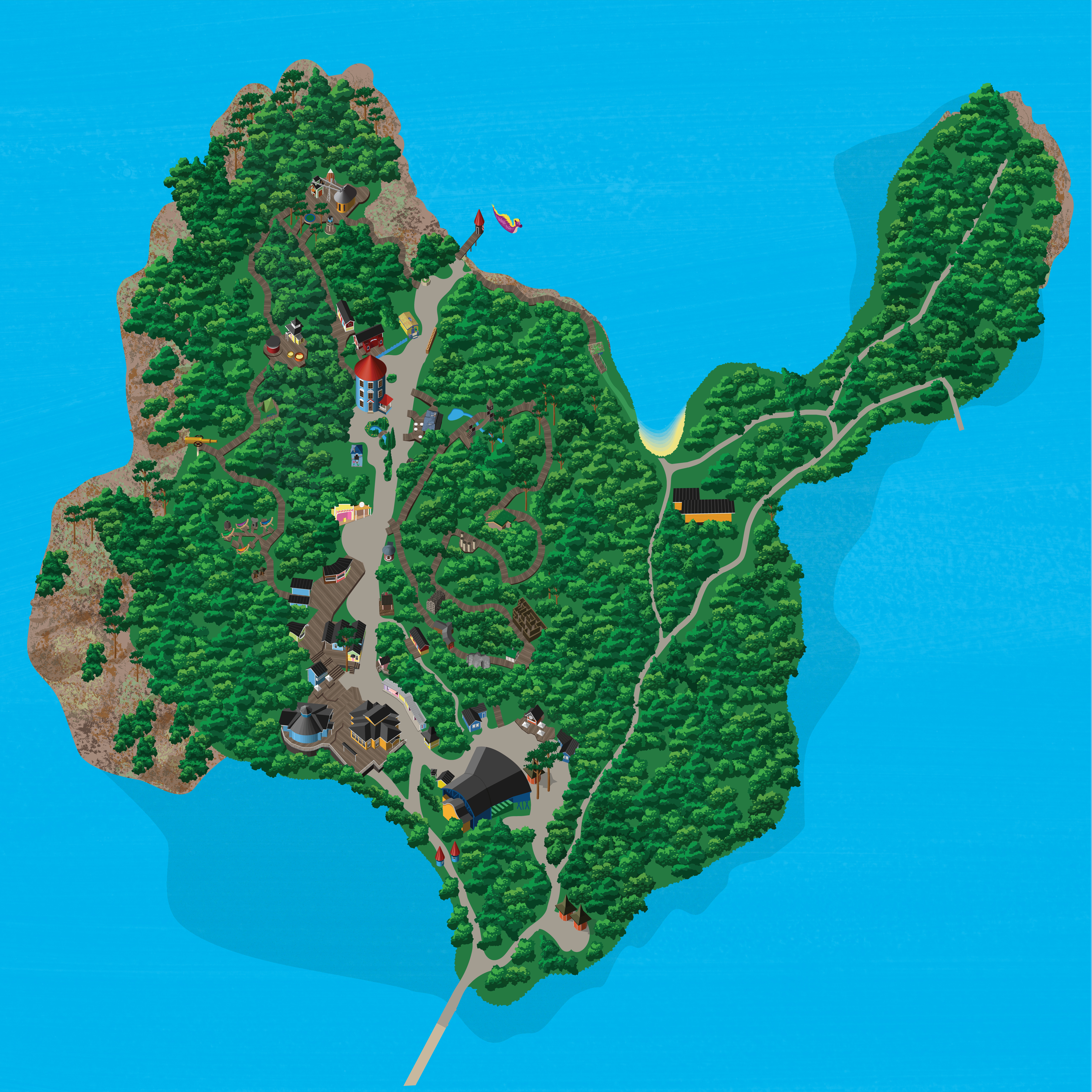 Muminvärldens karta